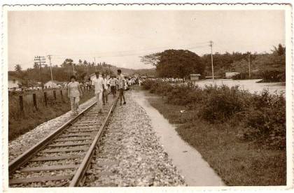 I believe the railway line between Sungai Chua and the Railway bridge.