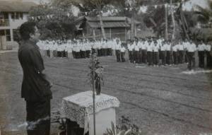dengar ucapan sebelum sukan