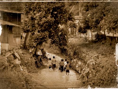 Sungai Bangi, di perkampungan Sungai Bangi, di perkampungan
