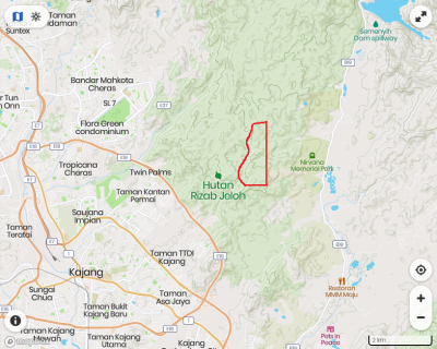Lokasi Hutan Rizab Jeloh(k)