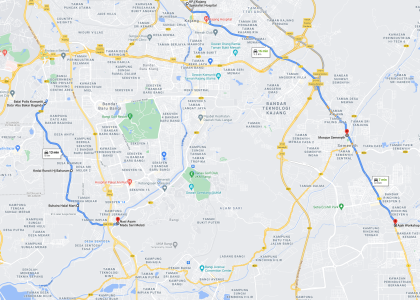 Kajang-Semenyih-Rinching, Ayer Hitam-Bangi (kini)