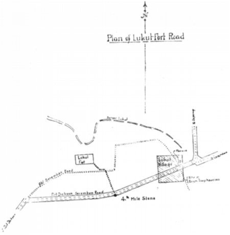 Plan of Lukut Fort Road Plan of Lukut Fort Road