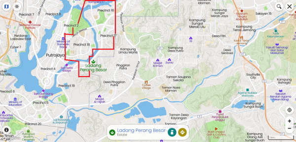 Kawasan Ladang Prang Besar kini